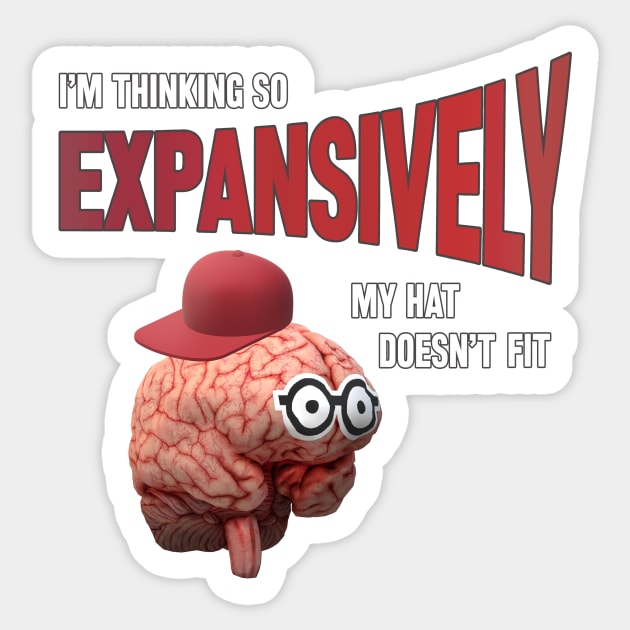 Expansive Thinking Sticker by UltraQuirky